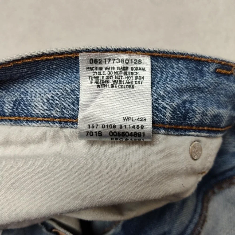 Vintage Levis 550 Jeans Mens 38x34 Blue Y2K Light Distressed‎ Straight Denim